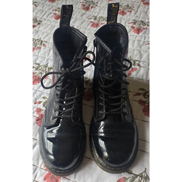 Dr. Martens Other - Dr. Martens Junior 1460 Patent Leather Lace Up Boots, Black  4M 5 US L